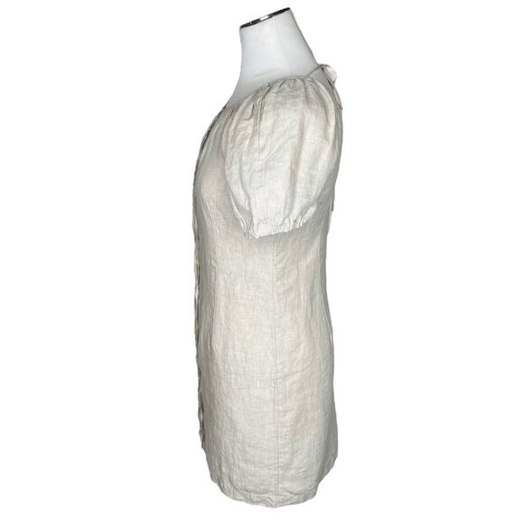 J. Crew V-back Linen Shirtdress - Picture 5 of 10